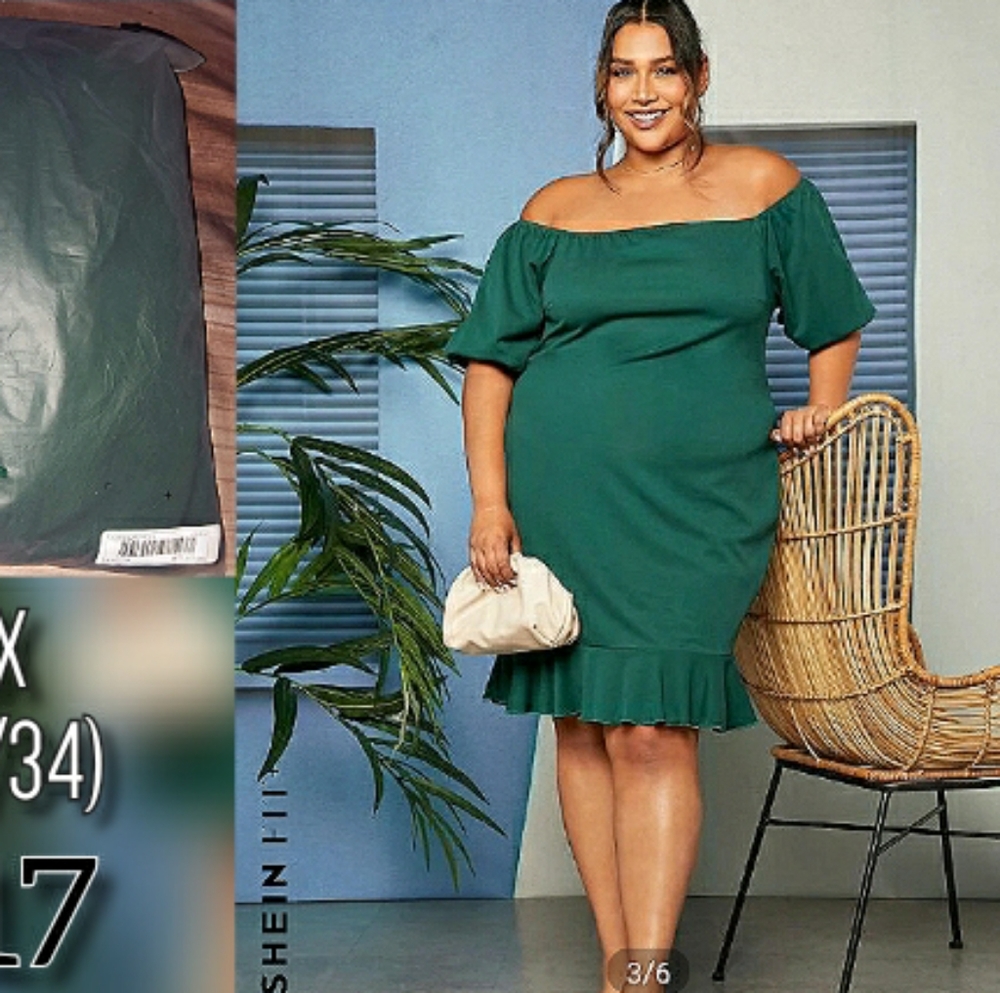 Shein Fit + Off the Shoulder Flowy Dress